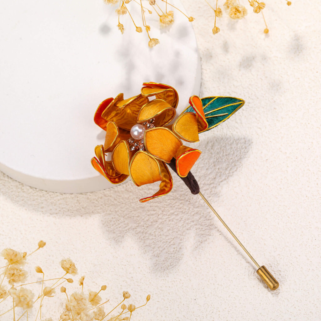 Chrysanthemum Brooch image 2