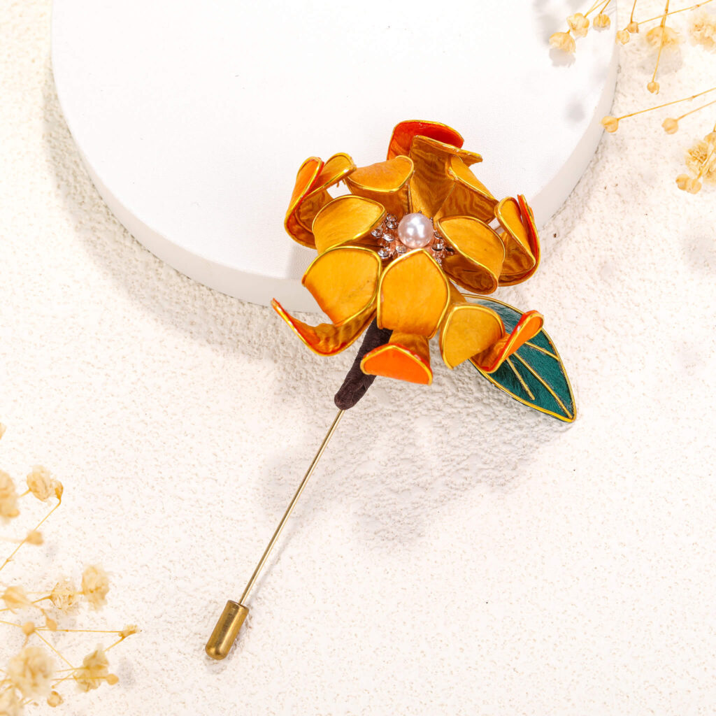 Chrysanthemum Brooch image 1