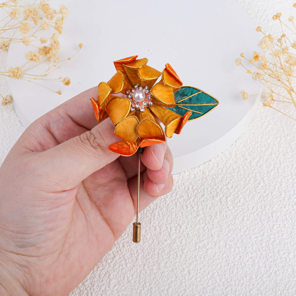 Chrysanthemum Brooch image 4