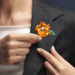 Chrysanthemum Brooch image 5